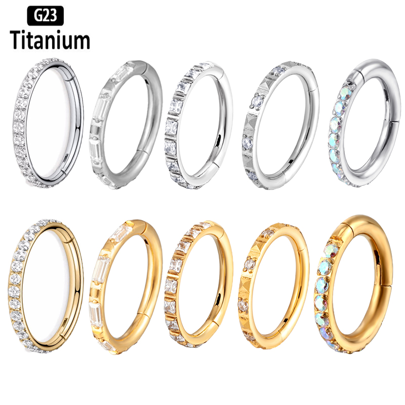 Zoor Body Jewelry - Boucles d'oreilles en titane de haute