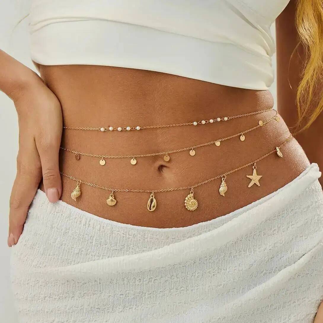 Body Jewelry For Sale - IngeSight.Z 3 pièces/ensemble Boho étoile de