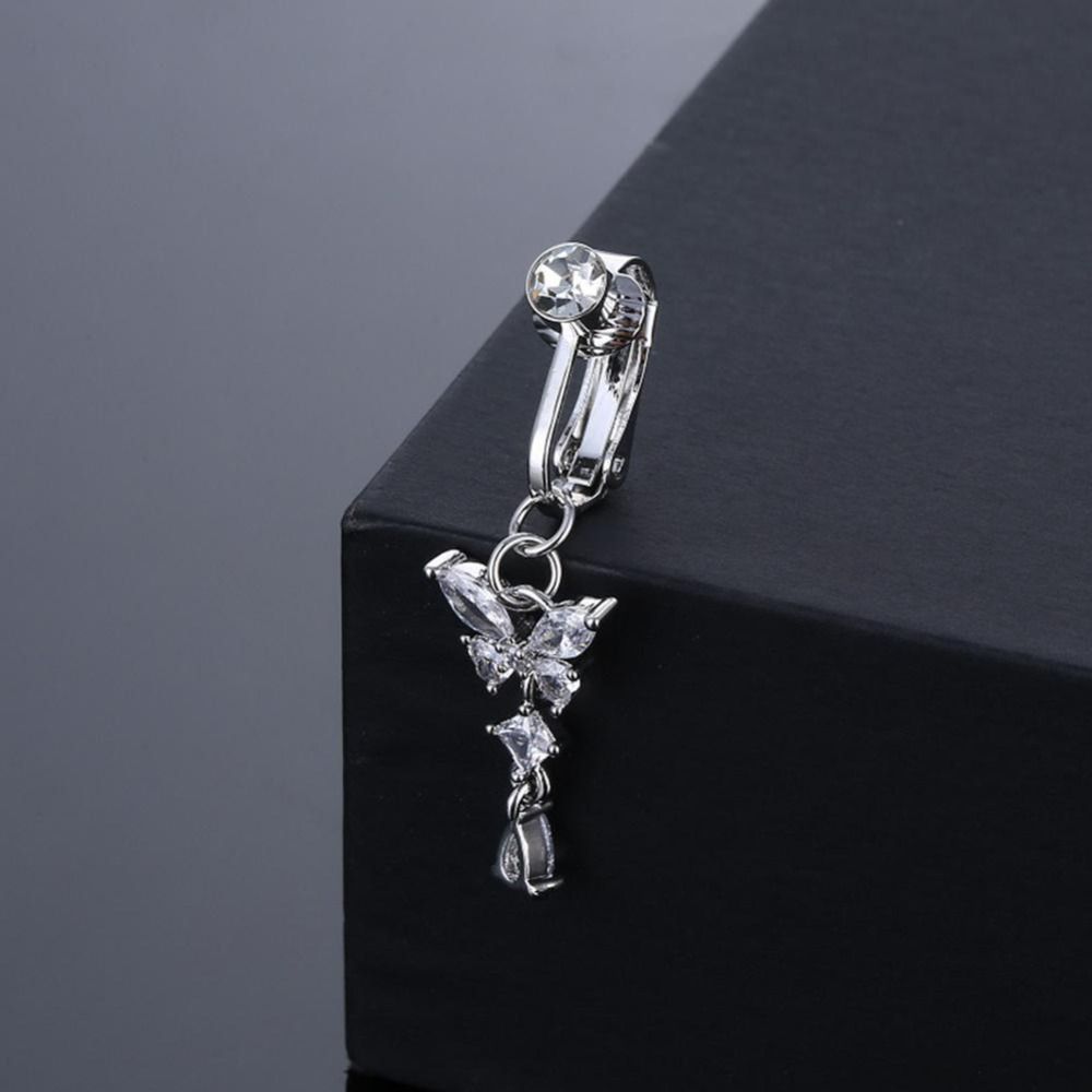 Body Jewelry Belly Button Rings - Faux piercing de nombril en acier