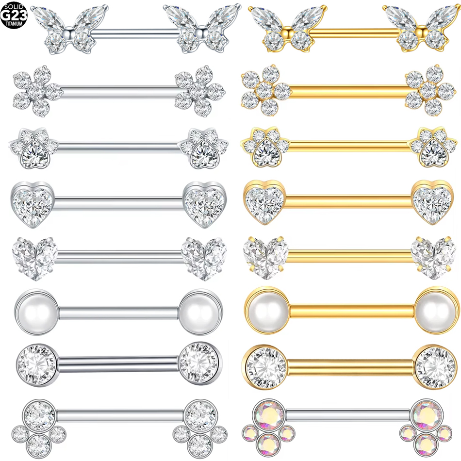 Zoor Body Jewelry - 1 pièce Barbell de piercing pour