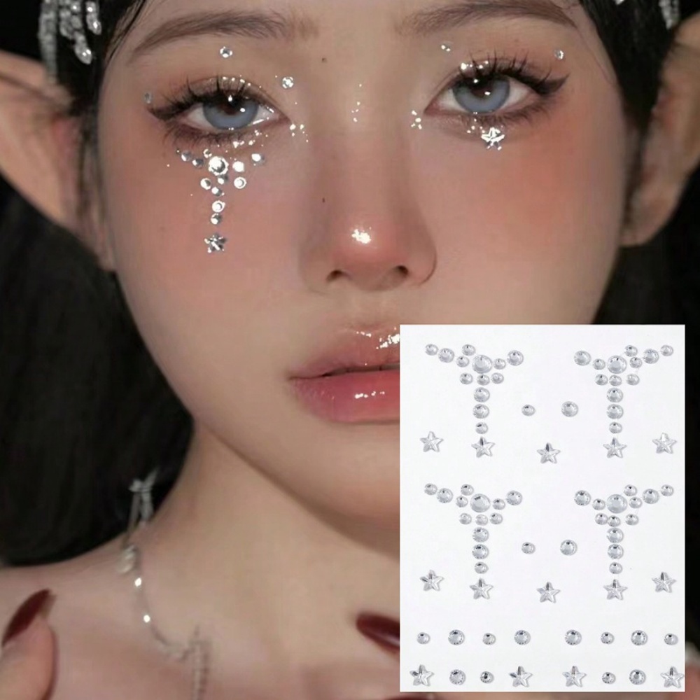 Body Jewelry Stickers - Visage et corps autocollants pierres précieuses
