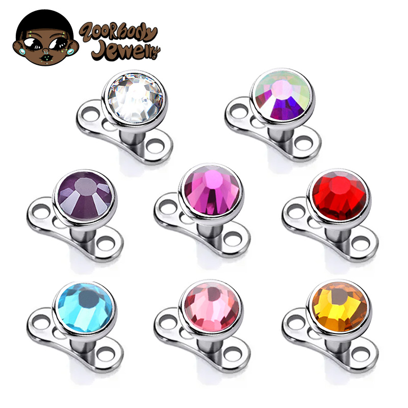 Zoor Body Jewelry - G23 titane Piercing Micro dérmique ancre
