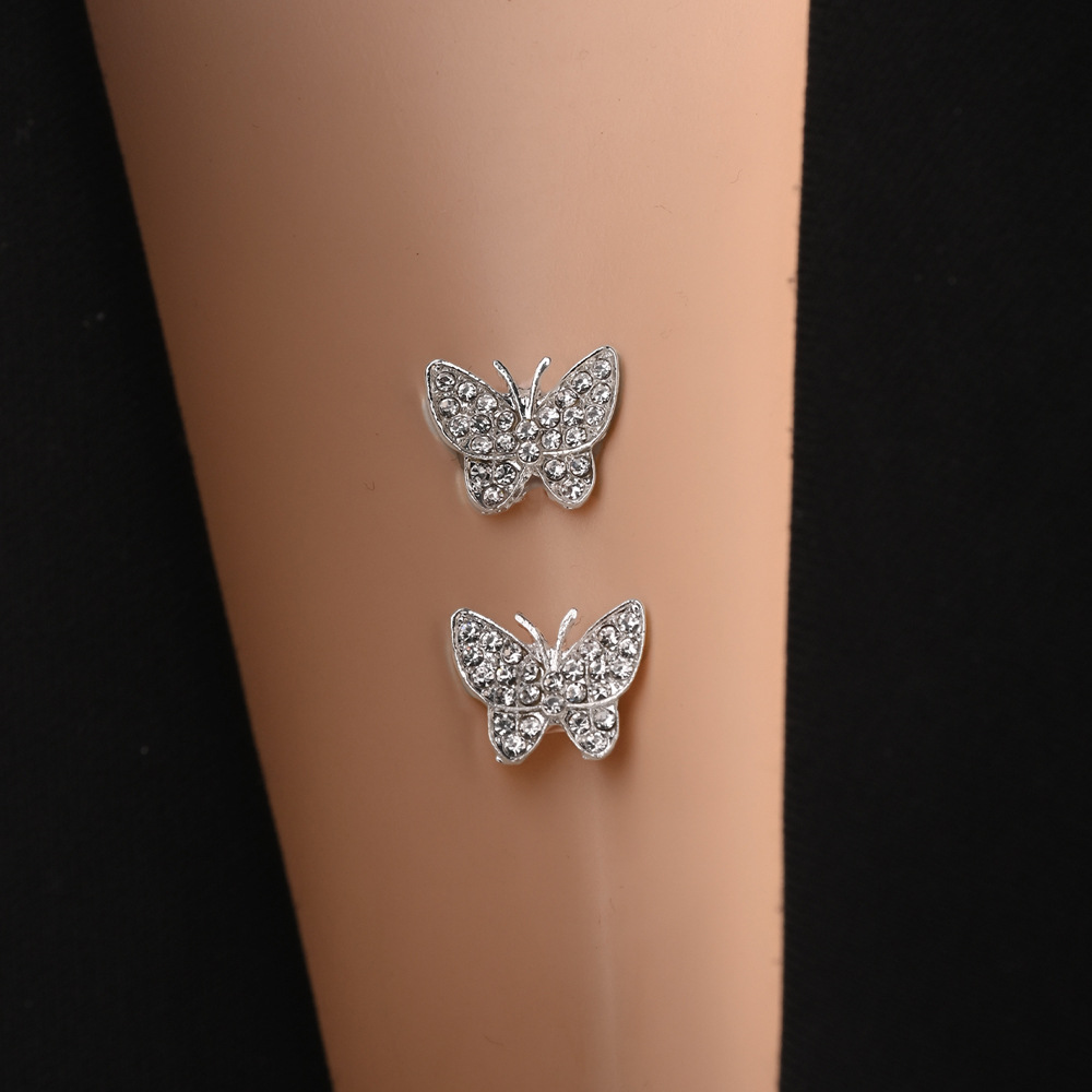 Body Jewelry Stickers - Bijoux de corps papillon en strass