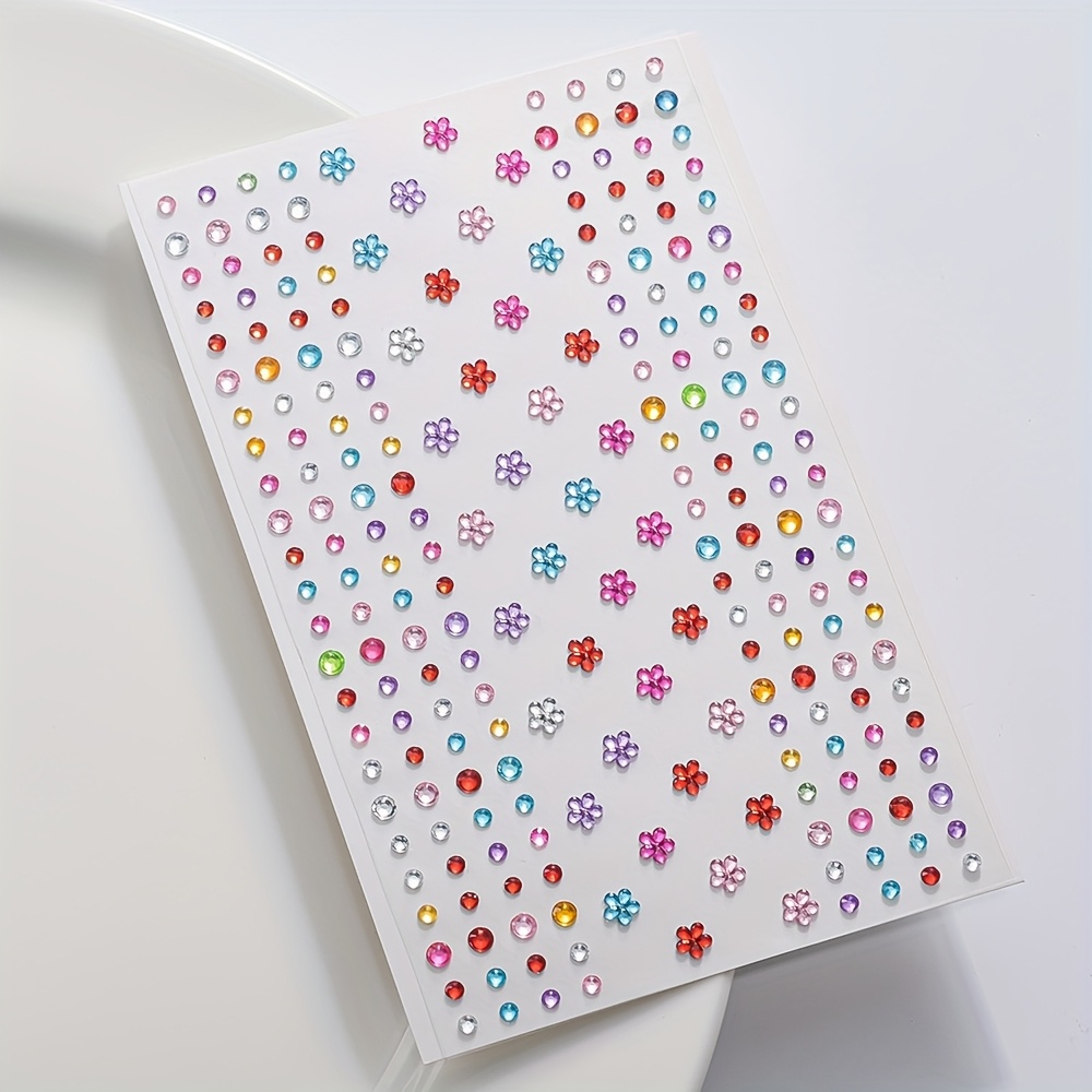 1 Feuille d'Autocollants Color - Body Jewelry Stickers avis et prix