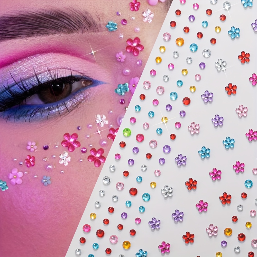 1 Feuille d'Autocollants Color - Body Jewelry Stickers avis et prix