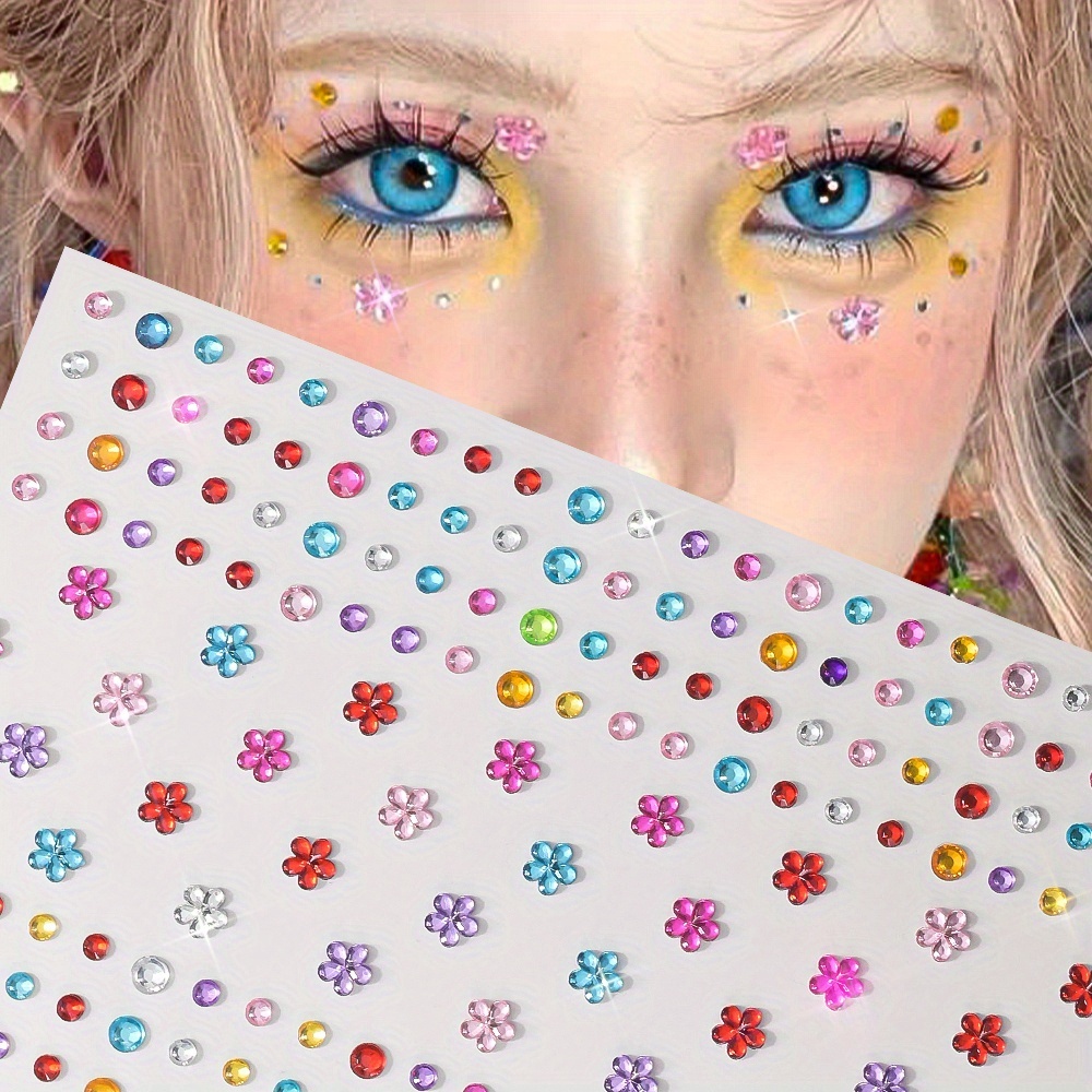 1 Feuille d'Autocollants Color - Body Jewelry Stickers avis et prix