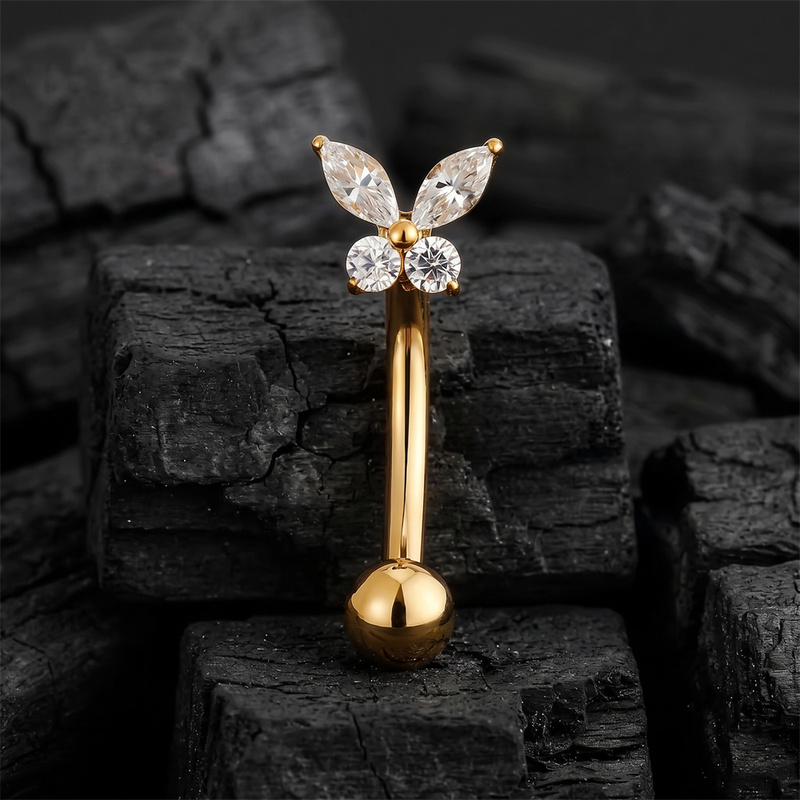 Piercing Labret Vertical en Ti - Body Jewelry Vertical Labret avis et prix