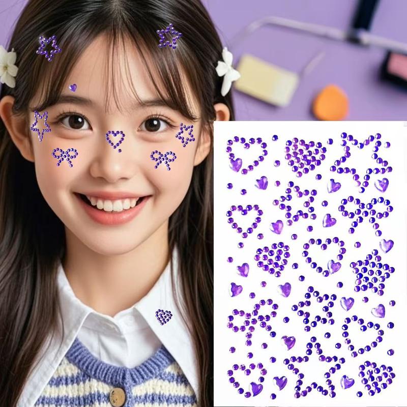 1 Feuille d'Autocollants Color - Body Jewelry Stickers avis et prix
