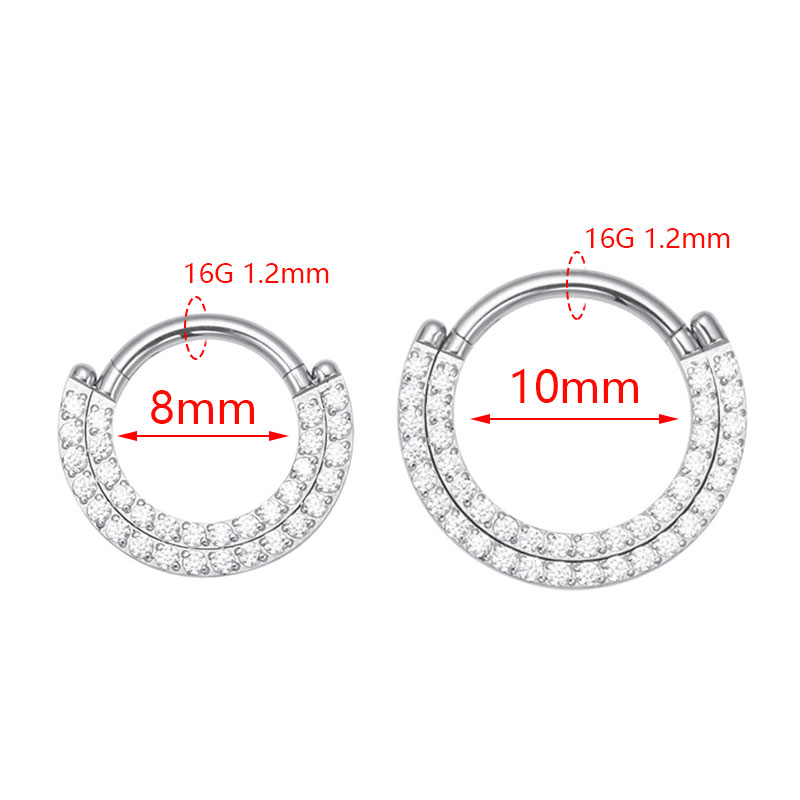 ASTM F136 titane Clicker Septu - Zoor Body Jewelry avis et prix