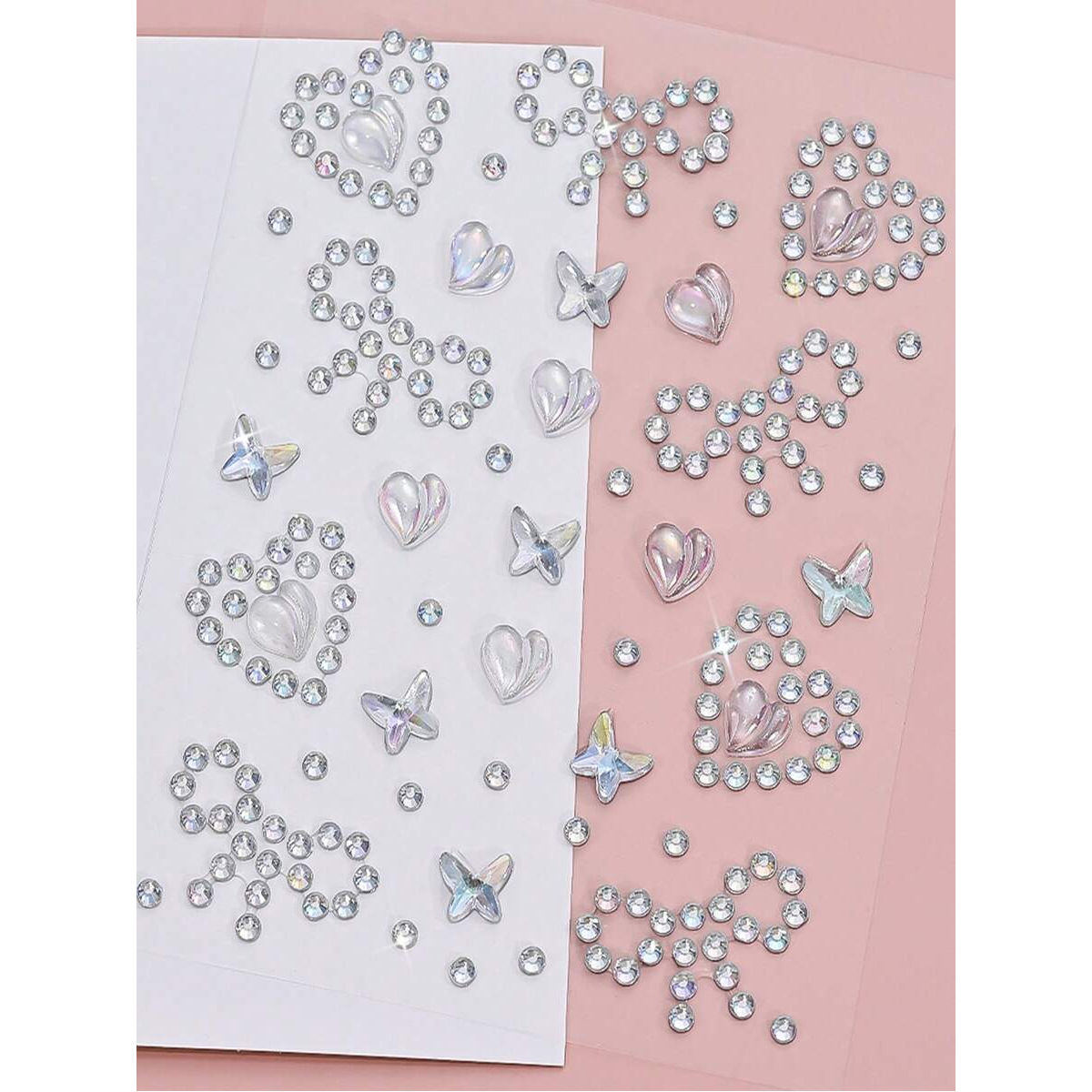 Blanc visage pierres précieuse - Body Jewelry Stickers avis et prix