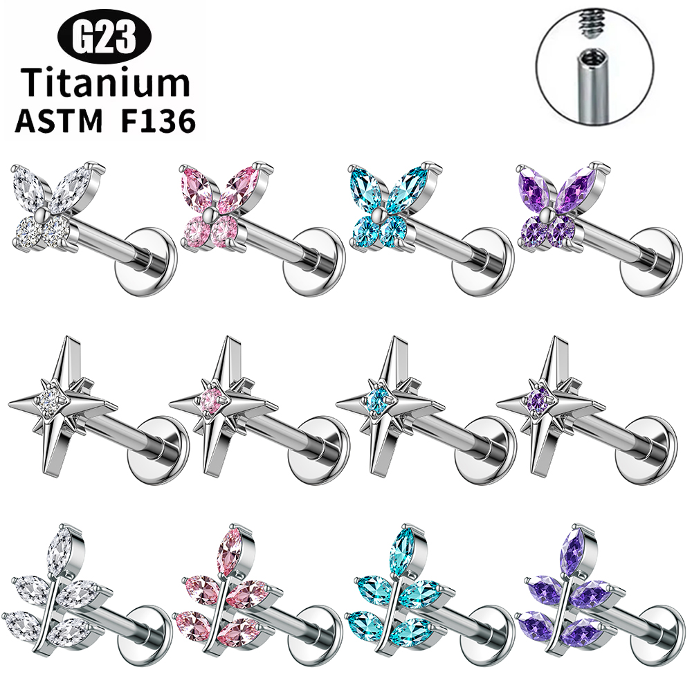 1 pièce Piercing d'oreille en  - Zoor Body Jewelry avis et prix