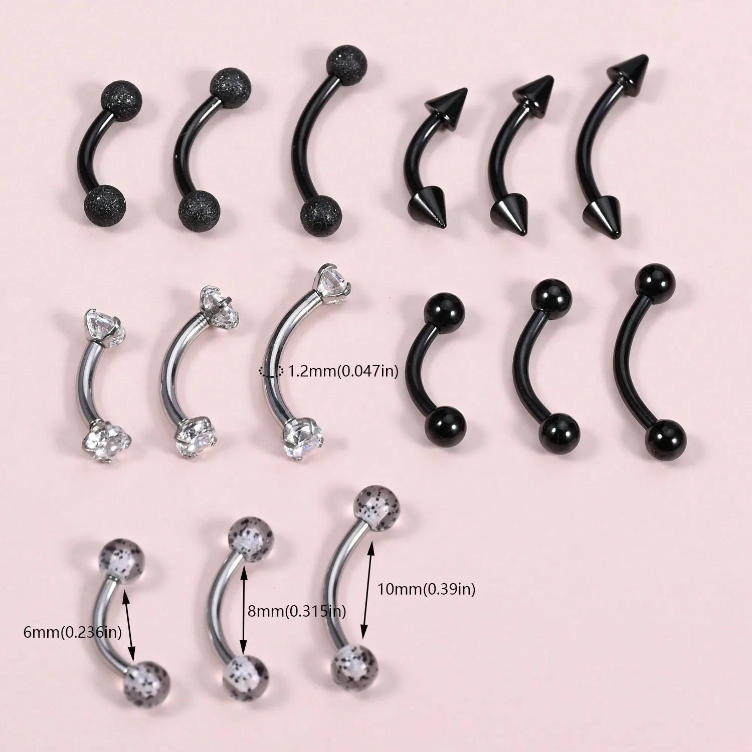 15 pièces 16g Bijoux de pierci - Body Jewelry Vertical Labret avis et prix