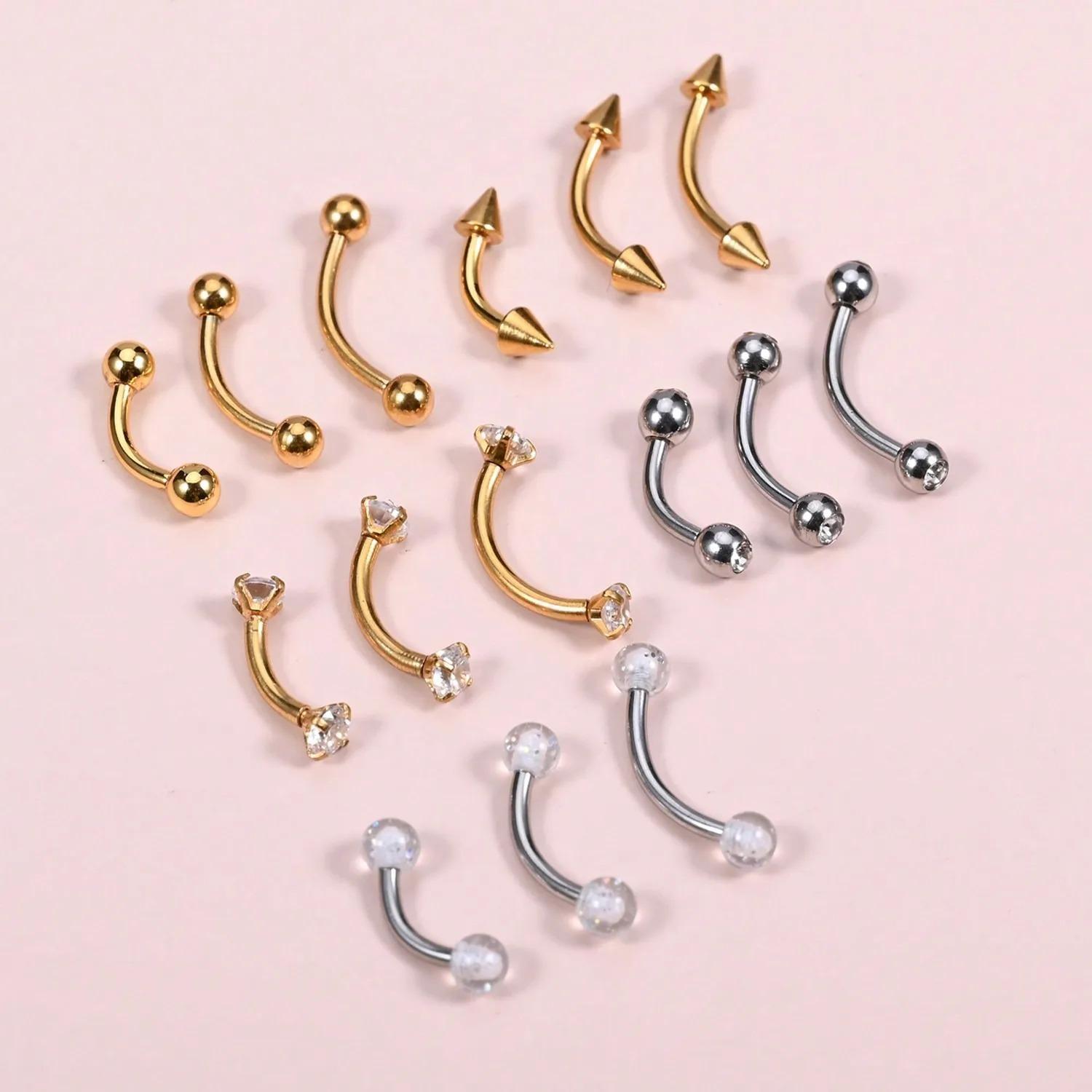 15 pièces 16g Bijoux de pierci - Body Jewelry Vertical Labret avis et prix
