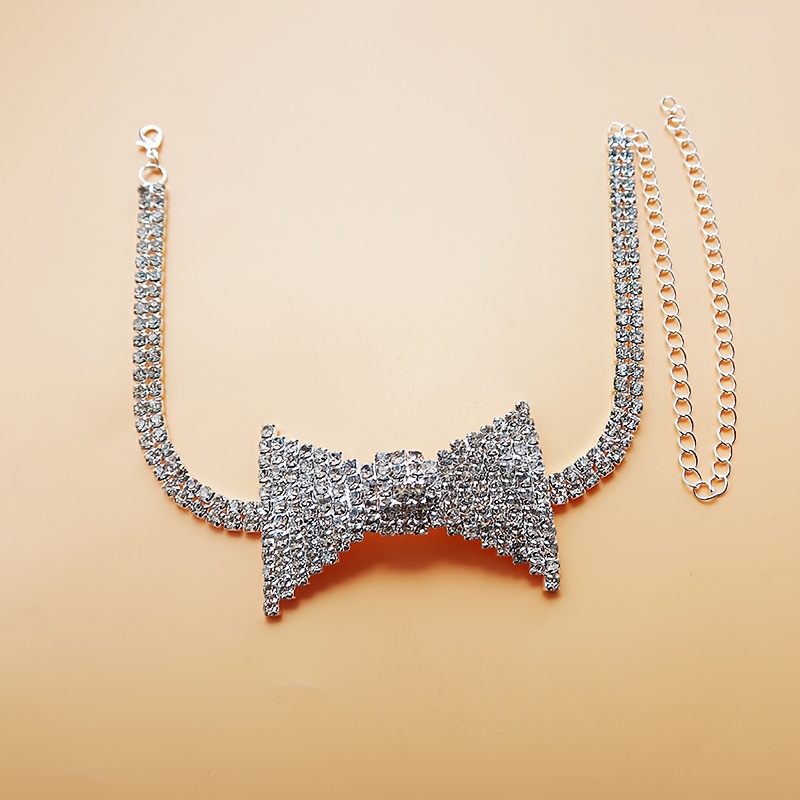 Collier ras du cou avec nœud e - Body Jewelry Necklace avis et prix
