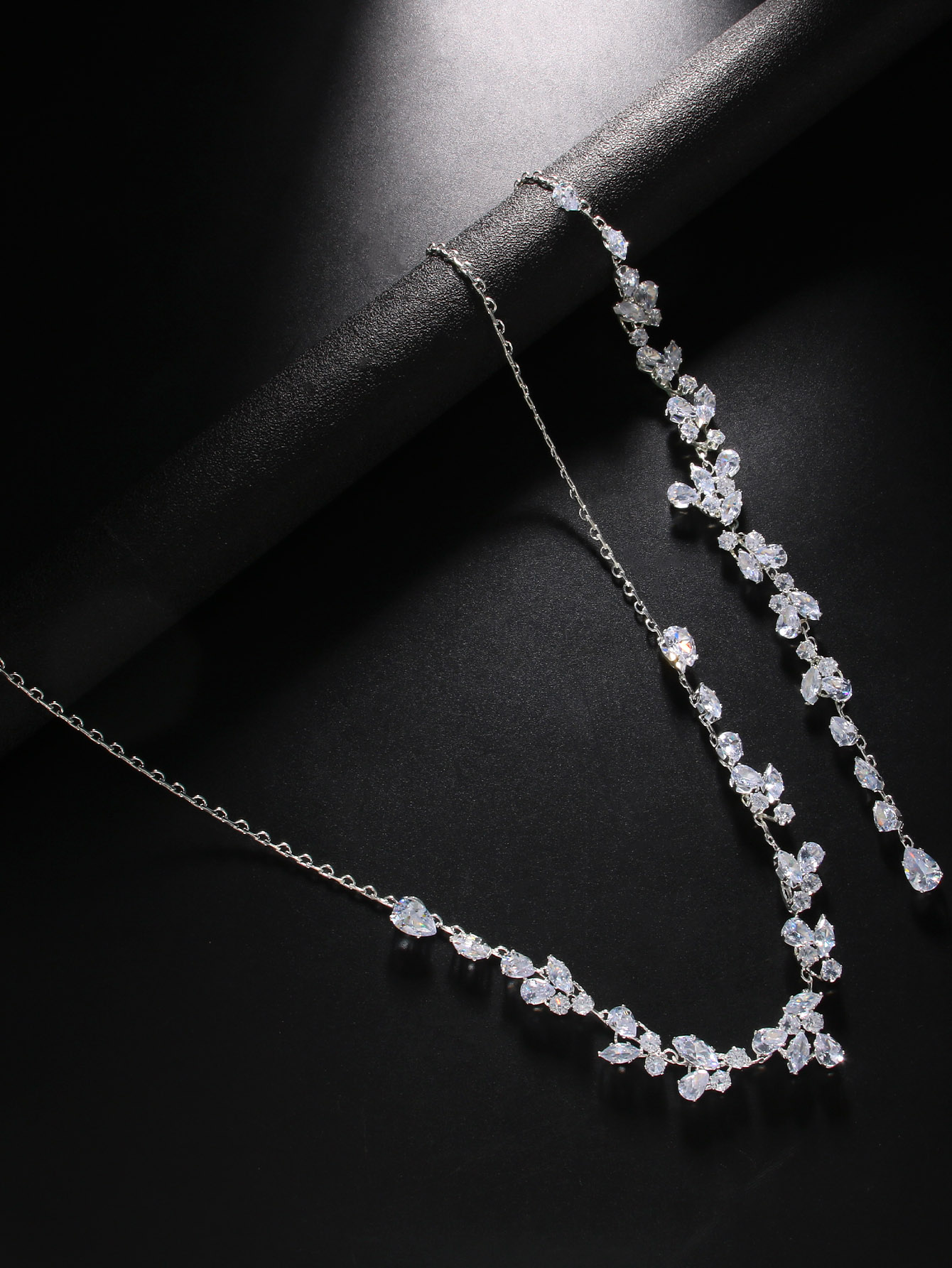 Collier de dos en strass motif - Body Jewelry Necklace avis et prix