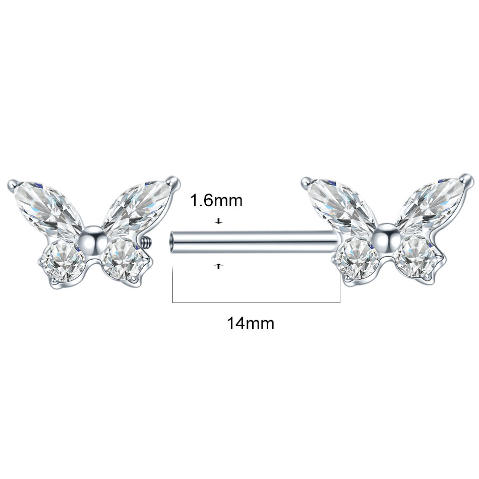 1 pièce Barbell de piercing po - Zoor Body Jewelry avis et prix