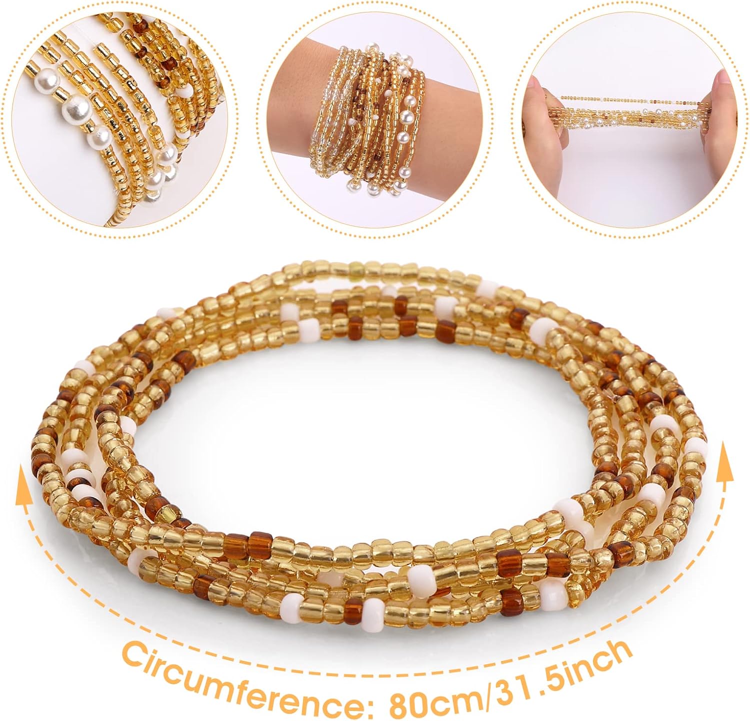 Perles de taille pour femmes,  - Body Jewelry For Sale avis et prix