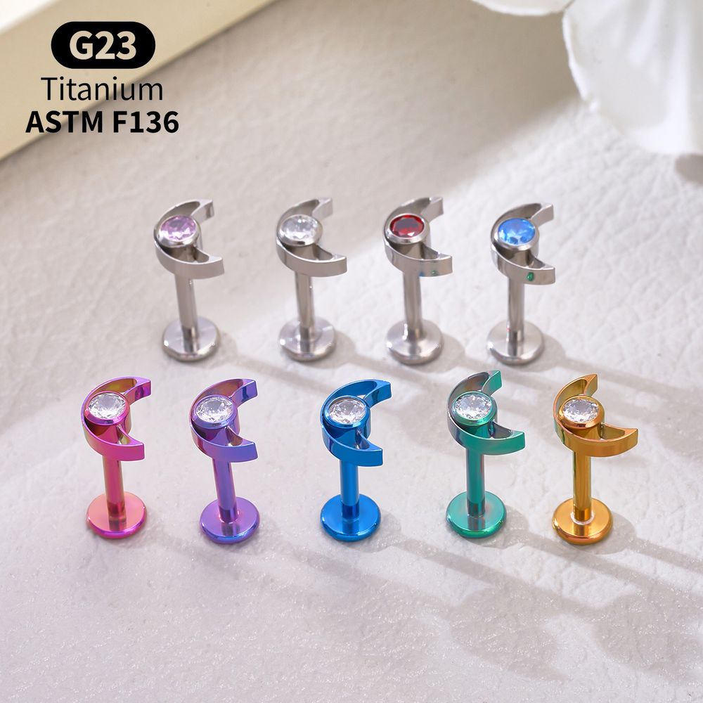 Lot de labrets G23 en titane é - Body Jewelry Vertical Labret avis et prix