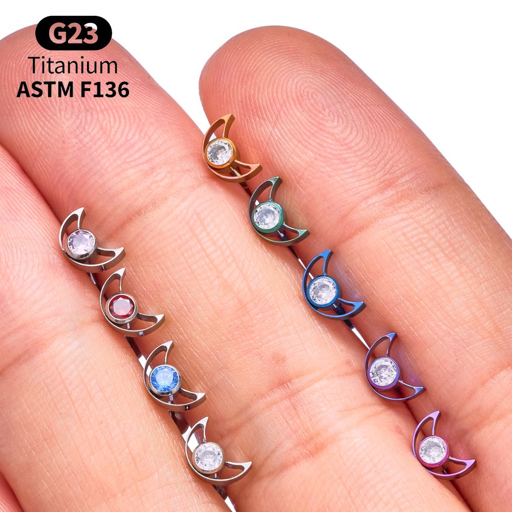 Lot de labrets G23 en titane é - Body Jewelry Vertical Labret avis et prix