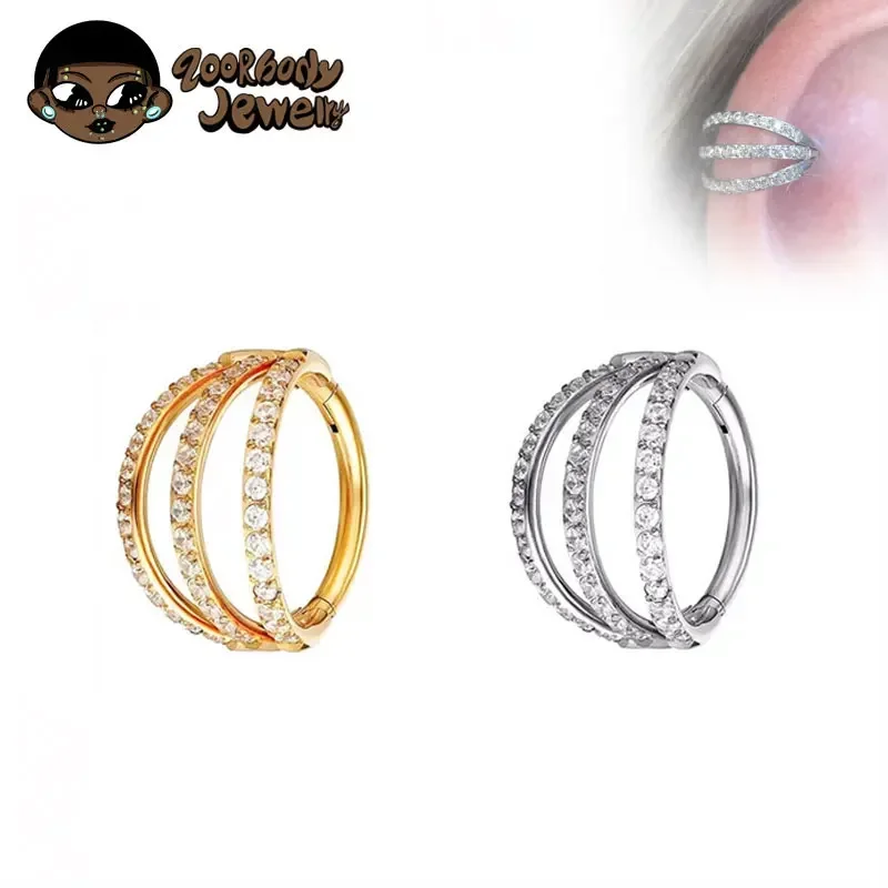 Anneau de nez à Segment articu - Zoor Body Jewelry avis et prix