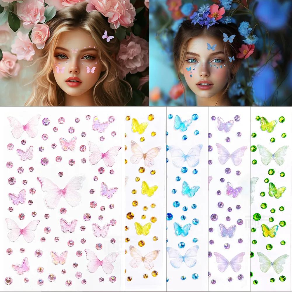 1sheet yeux visage maquillage  - Body Jewelry Stickers avis et prix