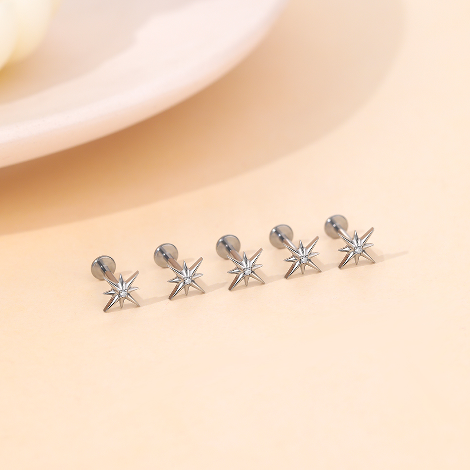 Clou d'Oreille en Titane pour  - Zoor Body Jewelry avis et prix